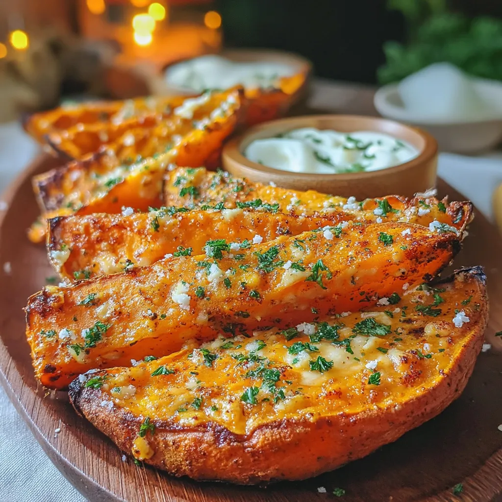Introducing a delightful recipe that combines the natural sweetness of sweet potatoes with the aromatic flavors of garlic and spices: Savory Sweet Potato Garlic Wedges. This dish is not only a feast for the palate but also a nutritious option that can elevate any meal. Whether you are looking for a side dish to complement your main course or a healthy snack to enjoy throughout the day, these savory wedges are a perfect choice. In this article, we will explore the ingredients, preparation methods, and nutritional benefits of this delightful recipe while providing insights that will enhance your cooking experience.