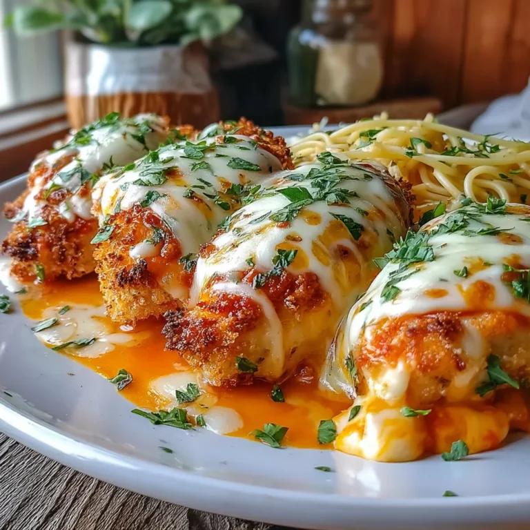 Welcome to the delightful world of Herb-Crusted Baked Chicken Parmesan! This dish combines the comforting essence of traditional chicken Parmesan with a healthier twist, making it perfect for any occasion. With a crispy herb crust that encases tender chicken breasts, this recipe is not just a meal; it's an experience that balances rich flavors with a fresh, vibrant touch.