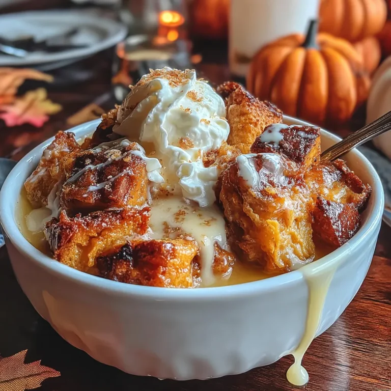 Discover the heartwarming flavors of fall with this Cozy Crockpot Pumpkin Bread Pudding recipe. Perfect for family gatherings or a quiet evening at home, this dish brings together the comforting tastes of pumpkin, warm spices, and soft, fluffy bread. Utilizing a slow cooker, this recipe simplifies the traditional bread pudding process, allowing you to enjoy a delicious dessert with minimal effort. Let’s delve into the ingredients, preparation steps, and the magic of making this delightful dish in your crockpot.