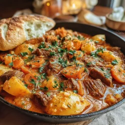 Savory Comfort: Hearty Beef and Carrot Casserole
