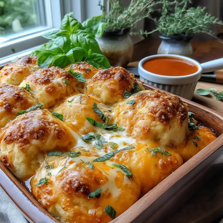 In the world of comfort food, few things can compete with the irresistible allure of cheesy pull-apart biscuit bites. These delightful morsels combine the flaky goodness of biscuit dough with the melty richness of mozzarella and Parmesan cheeses, all perfectly complemented by a warm marinara dipping sauce. Ideal for parties, game nights, or simply a cozy evening at home, these cheesy bites are not only easy to prepare but also a guaranteed crowd-pleaser.