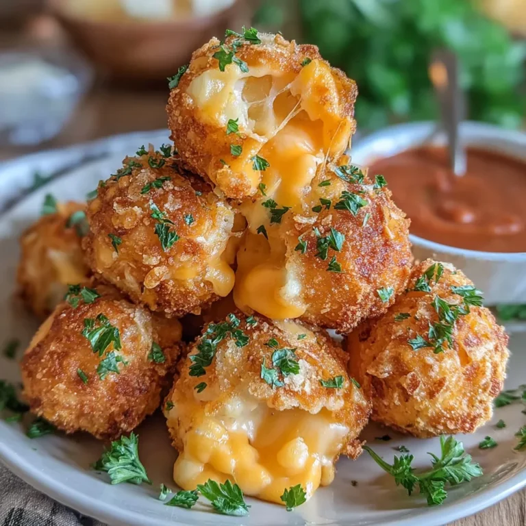 Delve into the world of comfort food with a modern twist by discovering the delightful recipe for Crispy Air Fryer Mac & Cheese Balls. This dish combines the beloved flavors of classic mac and cheese with the irresistible crunch of a perfectly breaded exterior, making it a favorite for parties, snacks, or even as a main dish. The air fryer ensures that the mac and cheese balls are not only delicious but also healthier than traditional frying methods, allowing you to indulge without the guilt.