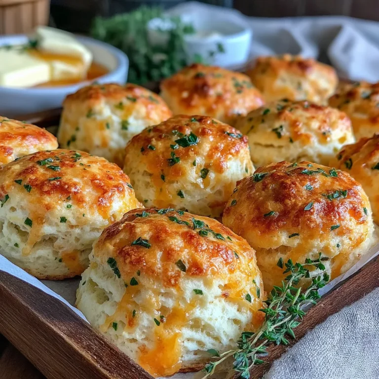 Homemade biscuits are a delightful addition to any meal, and these Quick & Fluffy Herb Butter Biscuits are no exception. With their easy preparation and airy texture, they are a must-try for anyone looking to elevate their breakfast or dinner table. The inclusion of fresh herbs not only adds a pop of flavor but also brings a touch of sophistication to this simple recipe.