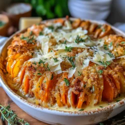 Savory Sweet Potato Herb Butter Casserole