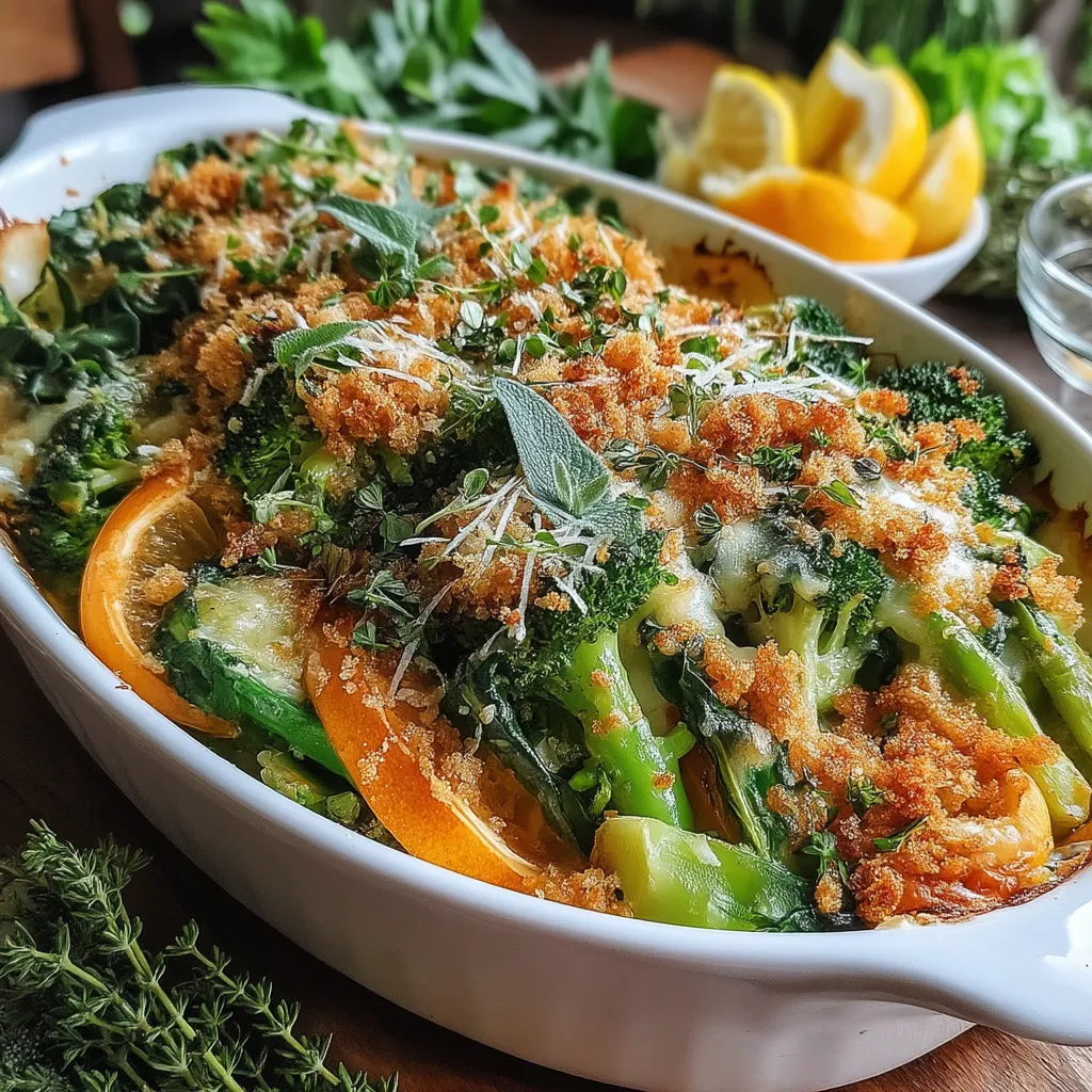 Healthy comfort food is not just a trend; it’s a lifestyle choice that allows you to indulge in delicious flavors while nourishing your body. The Cheery Sage Thyme Lush Green Casserole embodies this philosophy perfectly, blending a medley of fresh greens with creamy cheese for a dish that’s both satisfying and nutritious. Ideal for family dinners or gatherings, this casserole is sure to become a staple on your table.